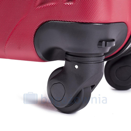 Zestaw 3 walizek + Kuferek WINGS 304 Bordowy
