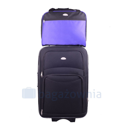 Torba podróżna podręczna PELLUCCI RGL WIZZ AIR M2 Czarno fioletowa