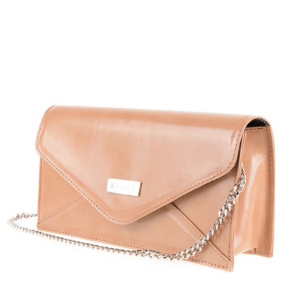 Torebka wizytowa skórzana KEMER 839 Beżowa - min. zamówienie 20 / 50 / 100 szt.