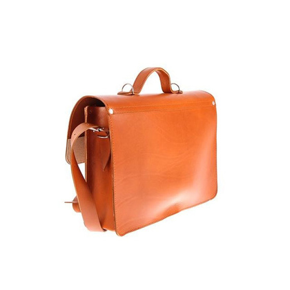 Modna teczka 3w1 skóra KEMER VOOC Vintage P25 koniak