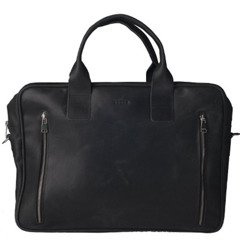 Teczka skórzana na laptop KEMER T2 Czarna min. zamówienie 20 / 50 / 100 szt.