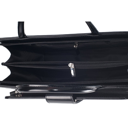 Teczka damska skórzana KEMER B 473/DWL Czarna