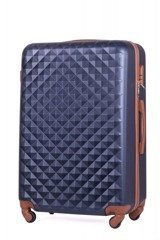 Duża walizka KEMER SOLIER 190 Granatowa - min. zamówienie 20 / 50 / 100 szt.