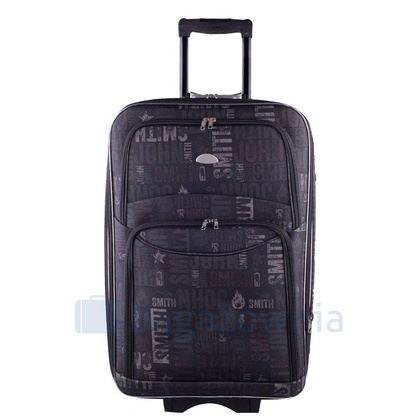 Mała kabinowa walizka PELLUCCI RGL 773 S Czarno Szara