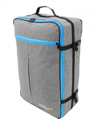 Plecak Torba podróżna podręczna PELLUCCI RGL Wizzair 26B Szaro niebieski