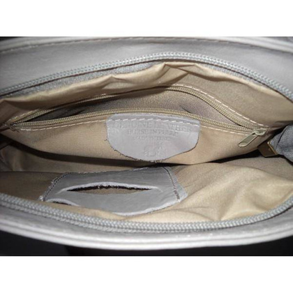 TOREBKA  SKÓRZANA LISTONOSZKA  a5  VERA PELLE  SZARA  VP1017G