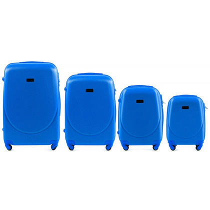 Zestaw 4 walizek WINGS 310 Niebieskie