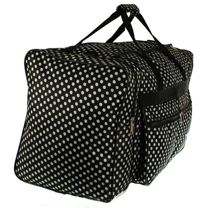 Torba podróżna podręczna PELLUCCI RGL M17 Czarno Szaro Turkusowa