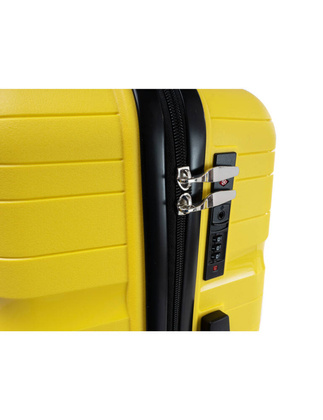 Mała kabinowa walizka PELLUCCI RGL PP3 S Bordowa