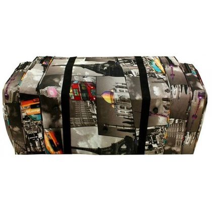 Torba podróżna podręczna PELLUCCI RGL M23C Czarno Szaro Zielona