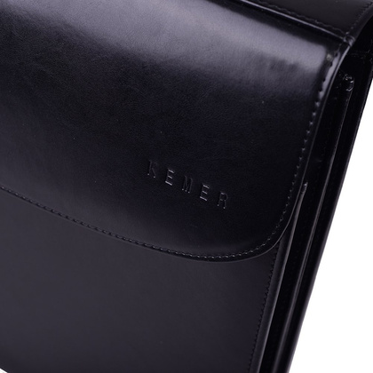 Teczka męska skórzana KEMER B 826 Czarny