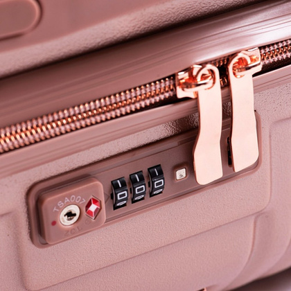 Średnia walizka WINGS WN01 M Czarna