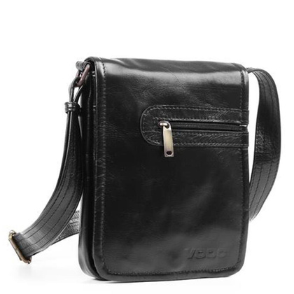 Torba skórzana na ramię KEMER VOOC Prestige EP4 czarny