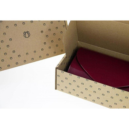 Torebka wizytowa damska KEMER SOLIER F13 Czerwona - min. zamówienie 20 / 50 / 100 szt.