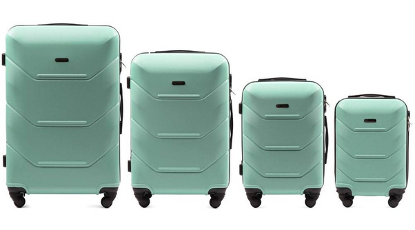Zestaw 4 walizek WINGS 147 Light green