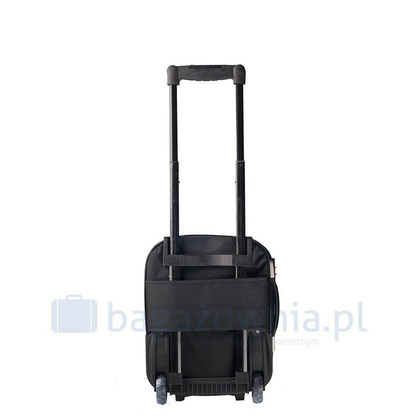 Bardzo mała walizka PELLUCCI RGL 652 WIZZ Czarno niebieska