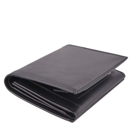 Portfel męski skórzany KEMER P4L Czarny