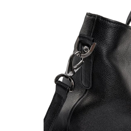 Torba damska skórzana KEMER VOOC AP1 Czarna