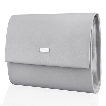 Torebka wizytowa damska KEMER SOLIER F14 Jasno szara - min. zamówienie 20 / 50 / 100 szt.