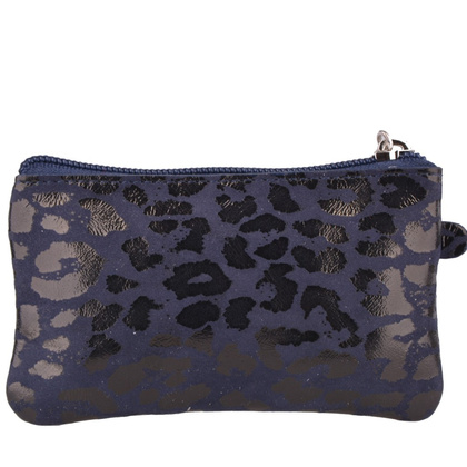 Etui na klucze skórzane KEMER KL194 Granatowy / Gepard - min. zamówienie 20 / 50 / 100 szt.