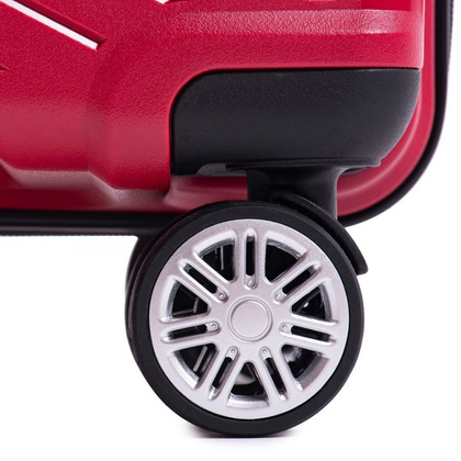 Średnia walizka WINGS PP06 M Czarna