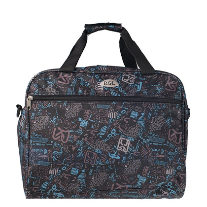 Torba podróżna podręczna PELLUCCI RGL RYANAIR S2 Czarno Niebieska