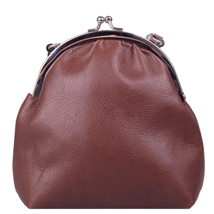 Torebka damska skórzana BELLUCCI R121 Brązowa - min. zamówienie 20 / 50 / 100 szt.