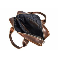 Duża skórzana torba na laptop BRØDRENE R03xl jasny brąz Kolor wnętrza: Czarny - min. zamówienie 20 / 50 / 100 szt.