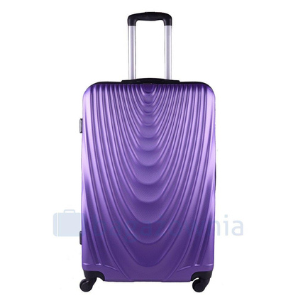 Średnia walizka WINGS 304 M Fioletowa