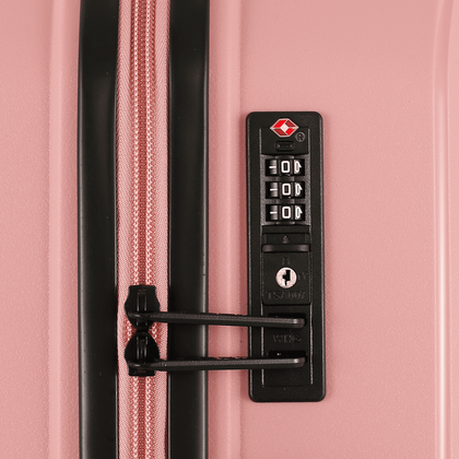 Zestaw 3 walizek WINGS HPE01-3 Dusty Pink