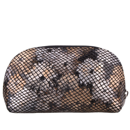 Kosmetyczka skórzana KEMER KO253 Złota łuska - min. zamówienie 20 / 50 / 100 szt.