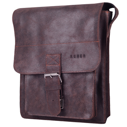 Torba skórzana na ramię KEMER CH 15 Brąz - min. zamówienie 20 / 50 / 100 szt.