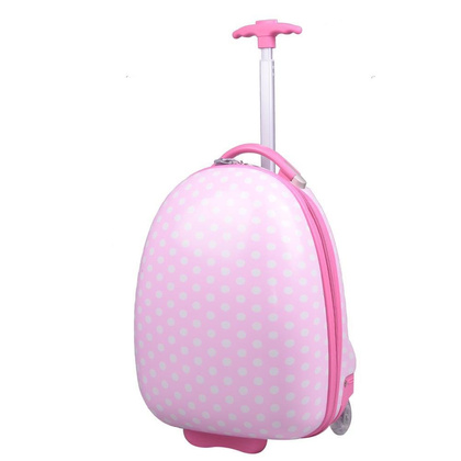 Walizka dziecięca KEMER GROSZKI Różowa