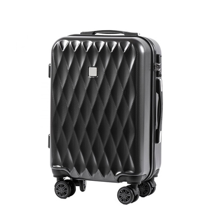 Mała kabinowa walizka WINGS PC190 S Szara