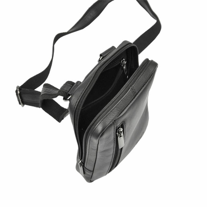 Torba skórzana KEMER 778-NDM Czarna