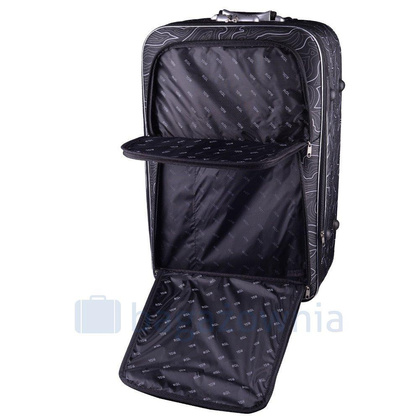 Mała kabinowa walizka PELLUCCI RGL 773 S Czarna