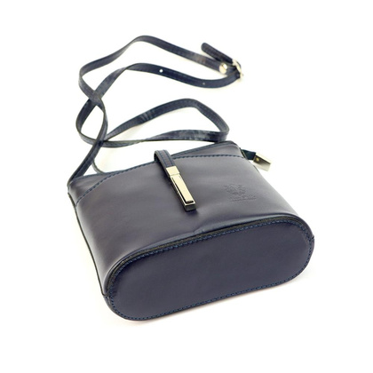 Torebka damska skórzana KEMER 205 MN Granatowa