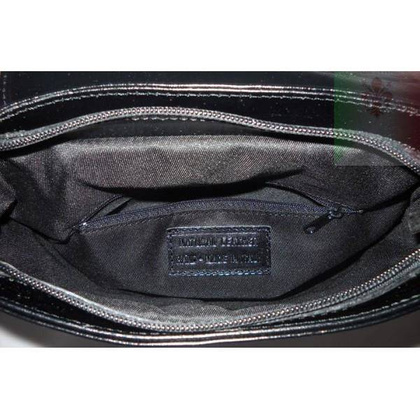 LISTONOSZKA MĘSKA MAŁA  SKÓRZANA  FLORENCE CZARNA  LM4N