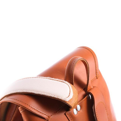 Modny plecak skórzany KEMER VOOC Vintage P1 naturalny