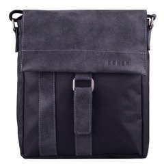 Torba skórzana KEMER TSM15 Czarna - min. zamówienie 20 / 50 / 100 szt.