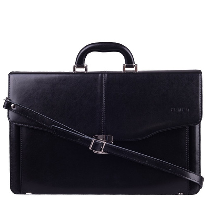 Teczka męska skórzana KEMER B 438 Czarna