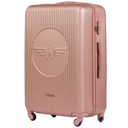 Duża walizka WINGS SWL01 L Rose gold