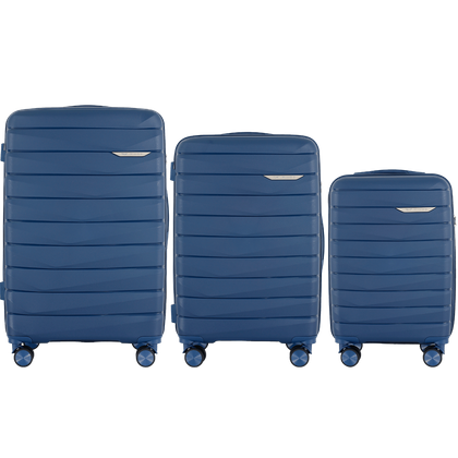 Zestaw 3 walizek WINGS MUR01-3 Titan Blue