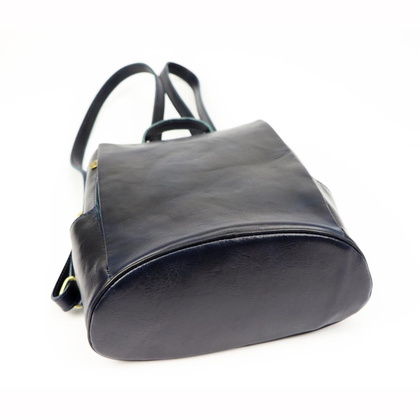 Plecak skórzany PELLUCCI 2002 Granatowy