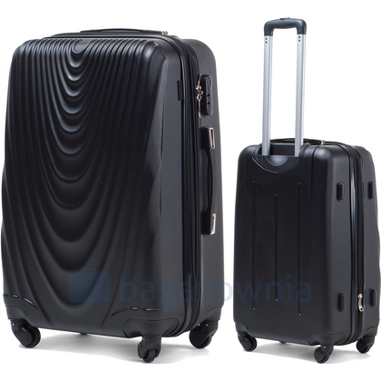 Zestaw 3 walizek WINGS 304 Czarne