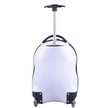 Walizka dziecięca KEMER RGL PIESEK Biało Czarna