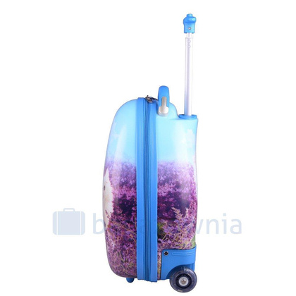 Walizka dziecięca KEMER RGL PIOSENKARKI + Plecak GRATIS Różowa