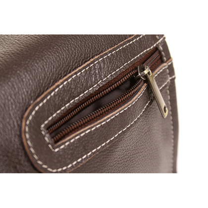 ELEGANCKA TORBA SKÓRZANA KEMER VOOC EP9 BRĄZOWA