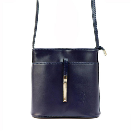 Torebka damska skórzana KEMER 205 MN Granatowa