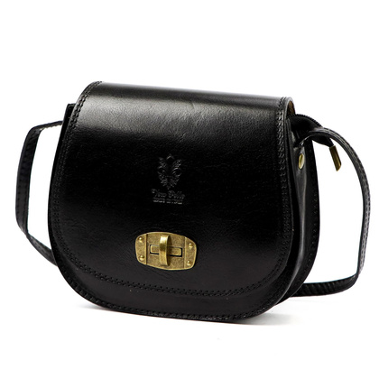 Torebka damska listonoszka, skóra naturalna